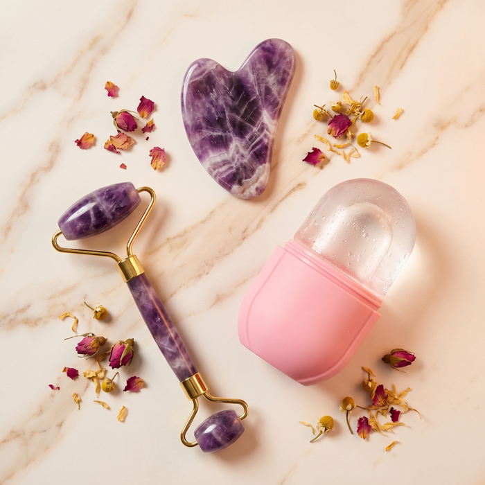 RITUEL Full Ritual Set - Gua Sha + Jade Roller + Ice Roller