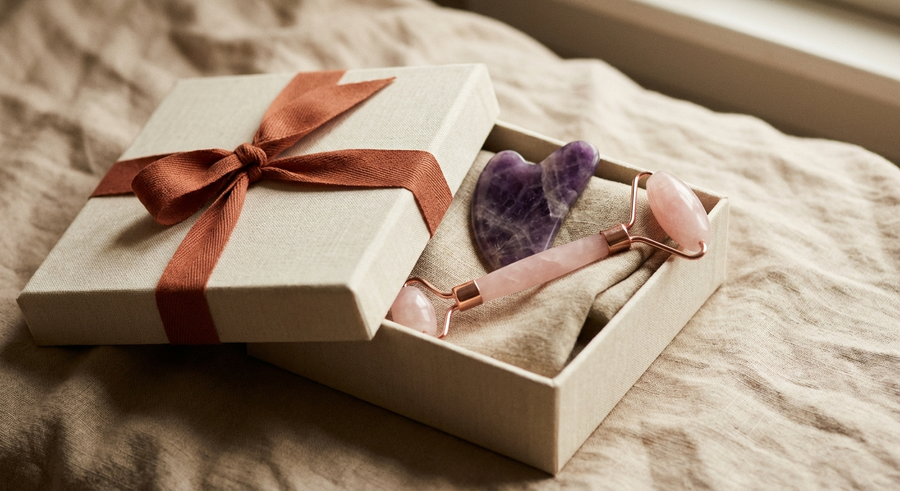 Amethyst gua sha — view 3 of 3
