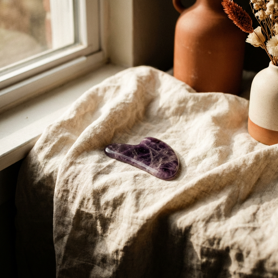 Amethyst gua sha — view 2 of 3