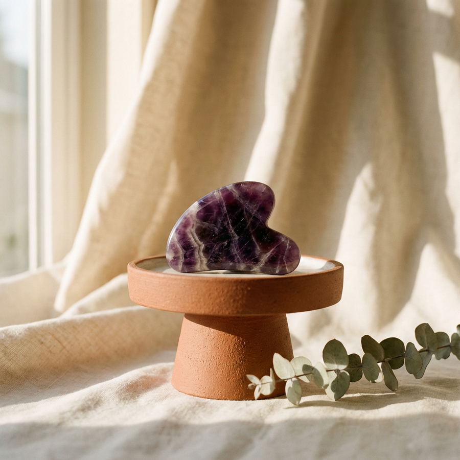 Amethyst gua sha — view 1 of 3