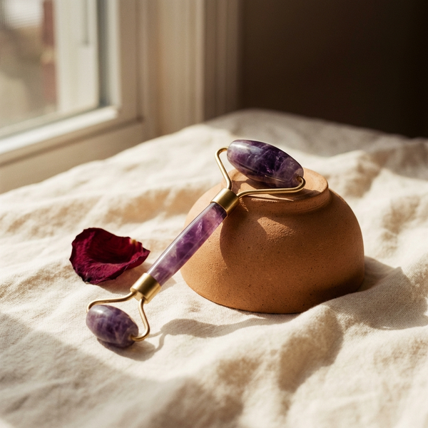 RITUEL Double-Sided Amethyst Facial Roller